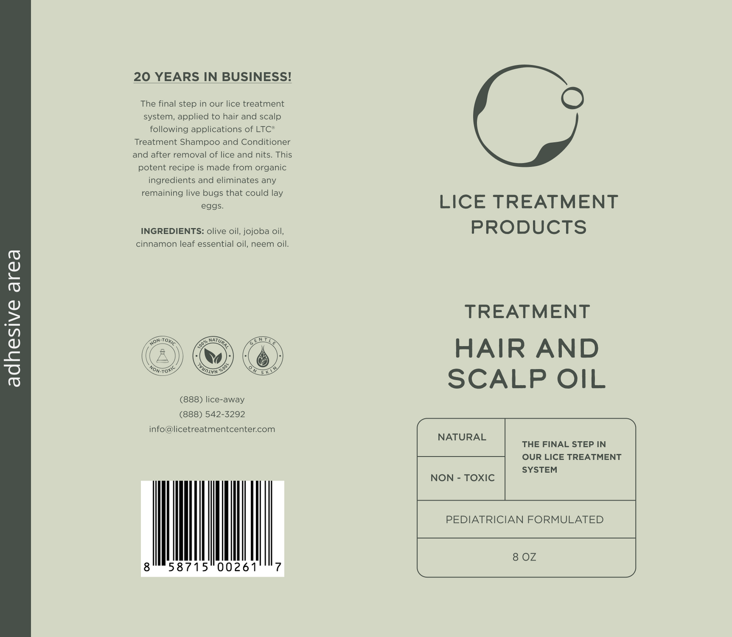 LTC® Hair & Scalp Lice Treatment Oil