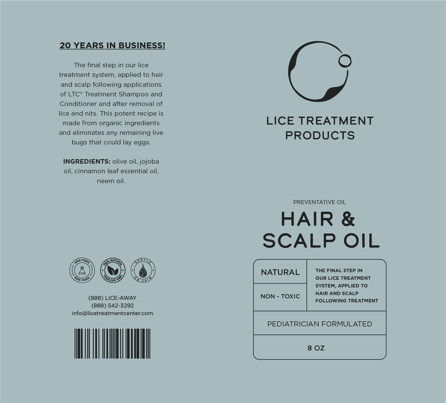 LTC® Hair & Scalp Lice Treatment Oil