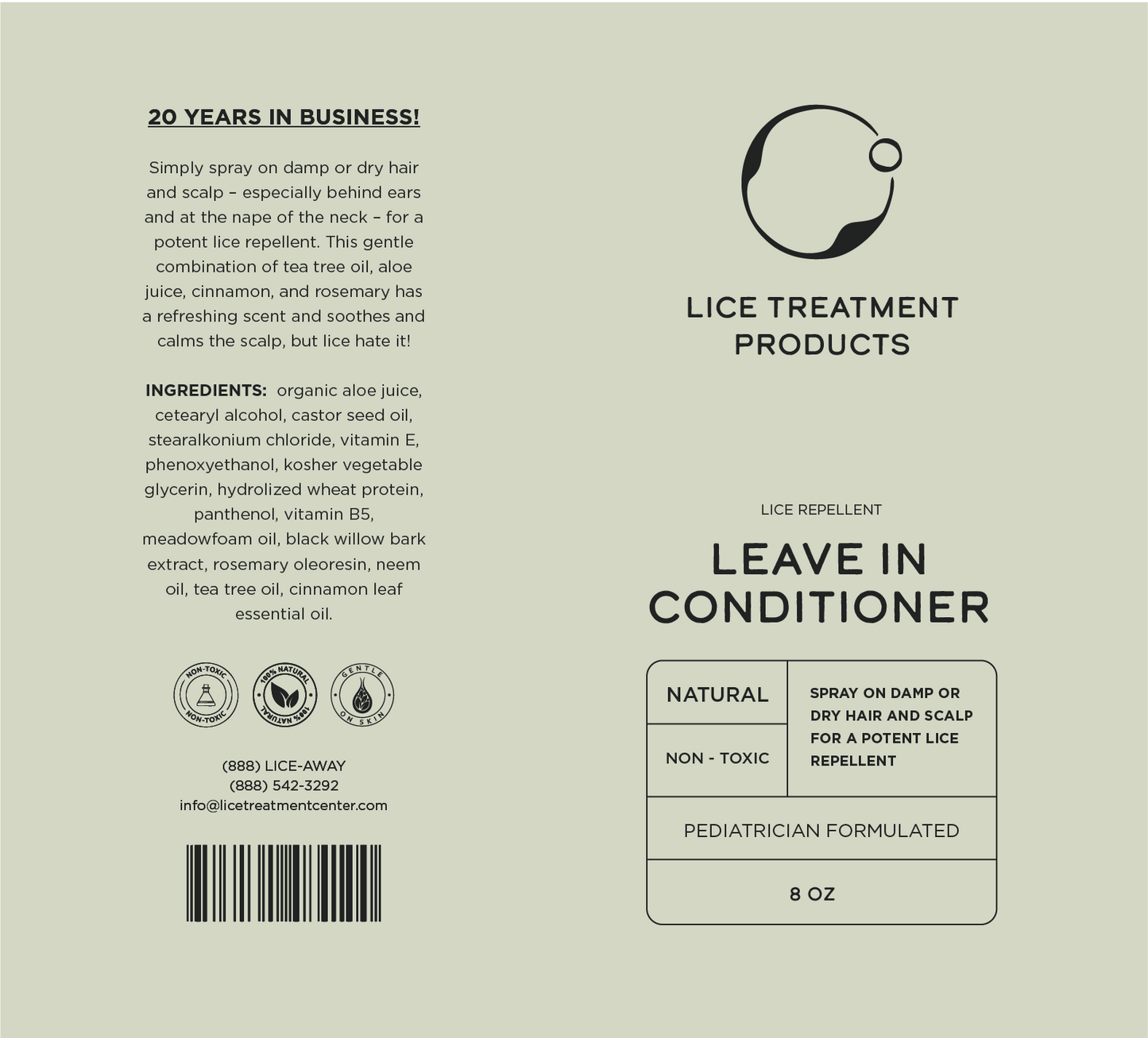 LTC® Lice Repellent Leave-In Conditioner