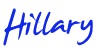 Hillary Signature Image